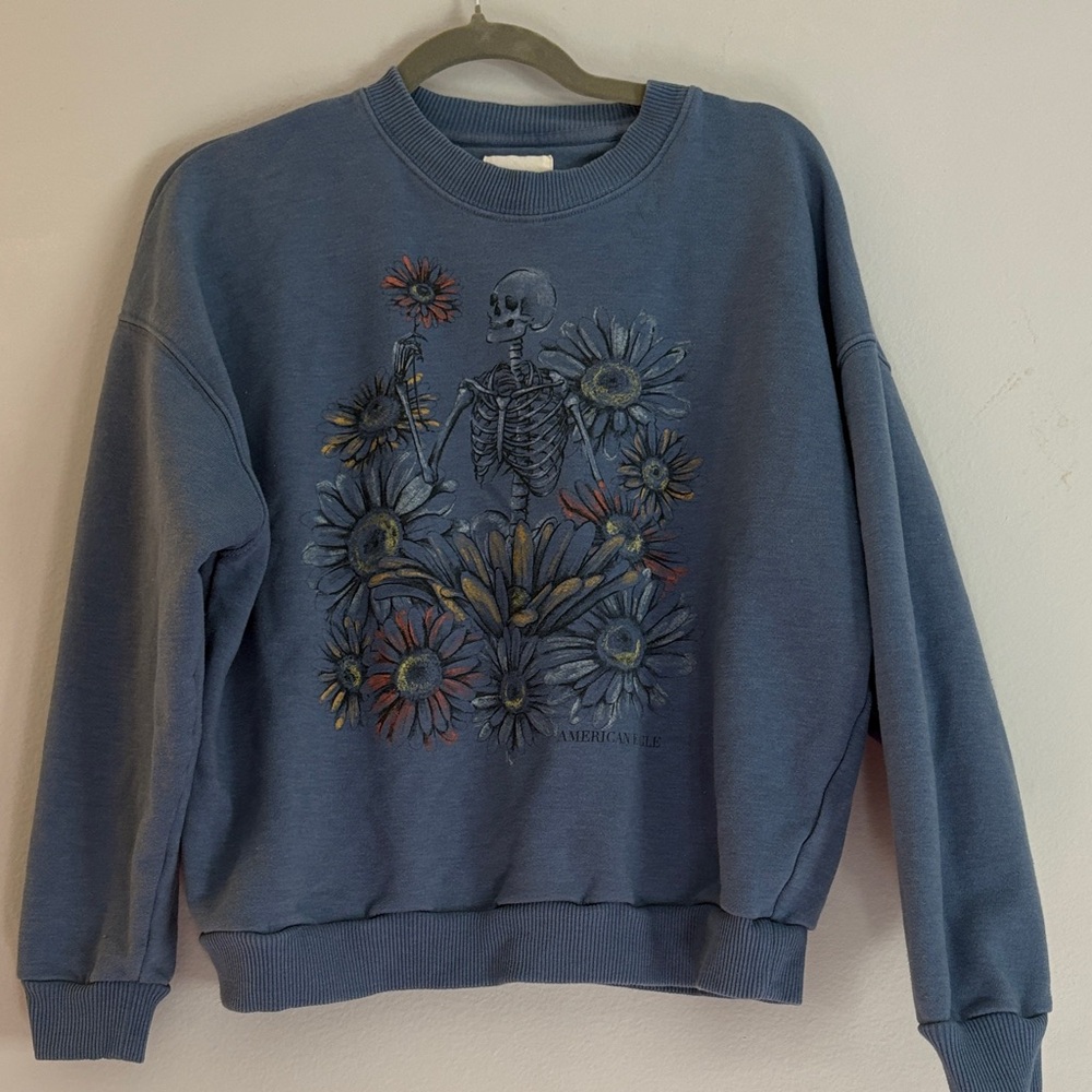 American Eagle Outfitters Skeleton Crew Sweatshirt